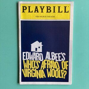 Playbill Who’s Afraid of Virginia Woolf ? THE WILBUR THEATRE David Harbour 2005